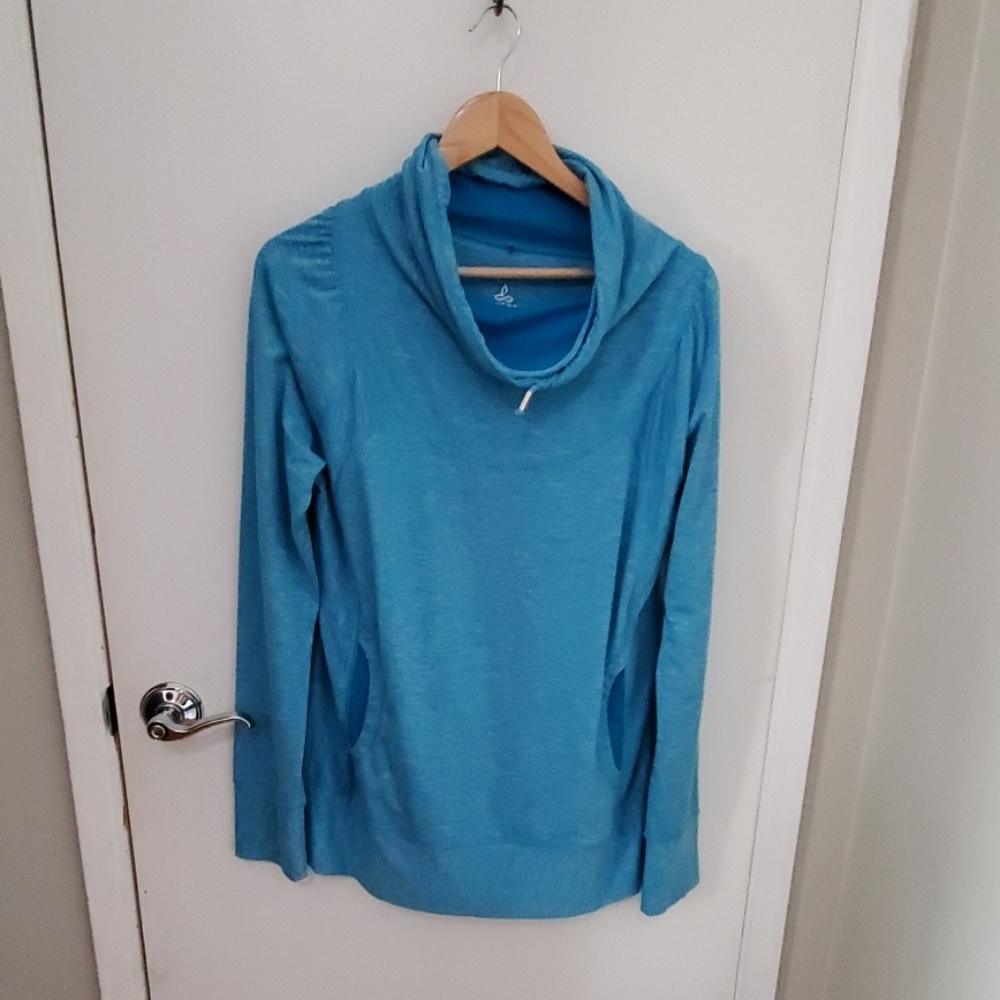 Prana cowl neck long sleeve shirt